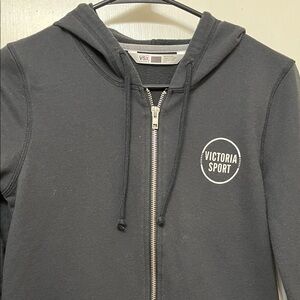 Victoria's Secret Sport Gray Zip-Up Hoodie